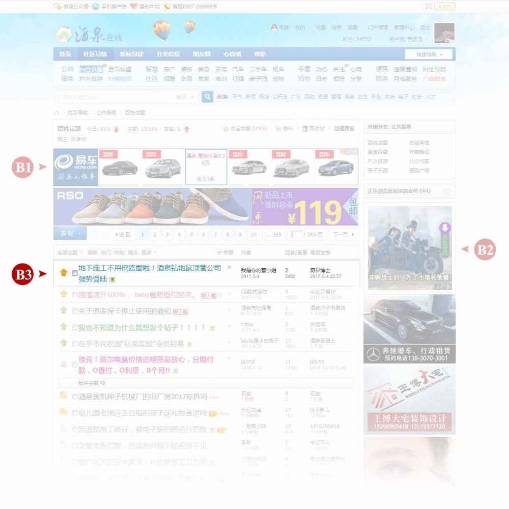 B3置頂